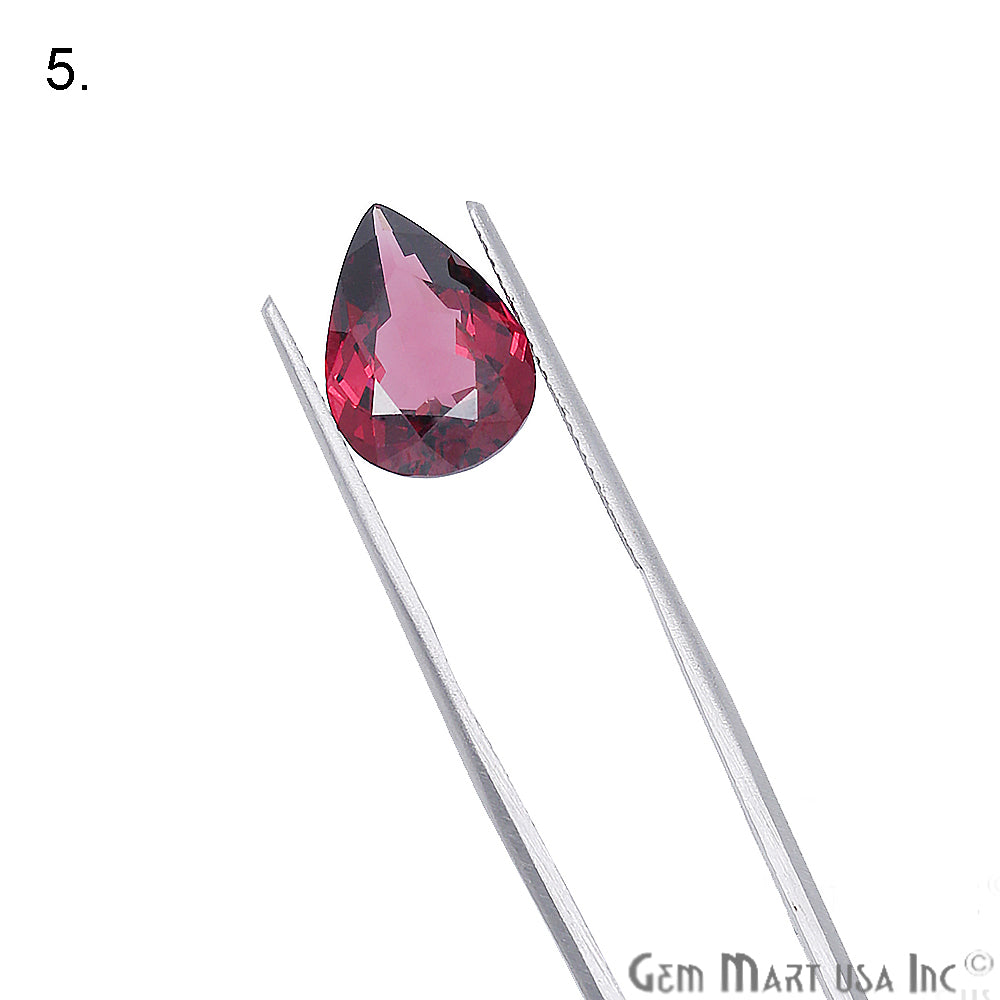 Rhodolite Garnet, Pear Gemstone, Loose Gemstone, January Birthstones (RH-0025-0030) - GemMartUSA