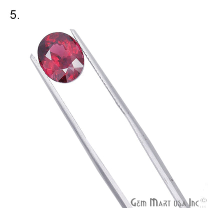 Rhodolite Garnet, Oval Shape, Loose Gemstone, January Birthstones (RH-0049-0054) - GemMartUSA