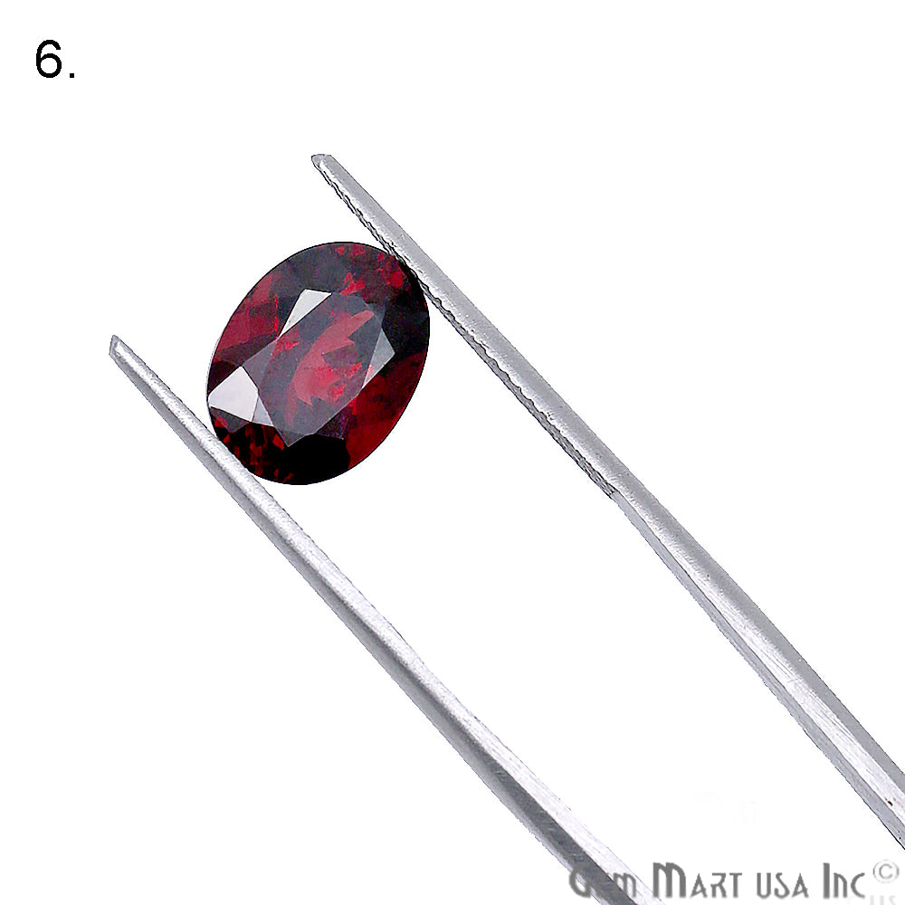 Rhodolite Garnet, Oval Shape, Loose Gemstone, January Birthstones (RH-0055-0060) - GemMartUSA