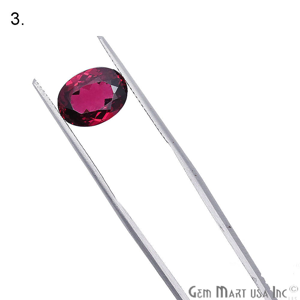 Rhodolite Garnet, Oval Shape, Loose Gemstone, January Birthstones (RH-0061-0066) - GemMartUSA