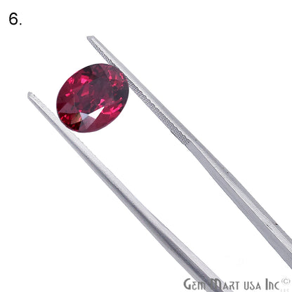 Rhodolite Garnet, Oval Gemstone, Loose Gemstone, January Birthstones (RH-0067-0072) - GemMartUSA