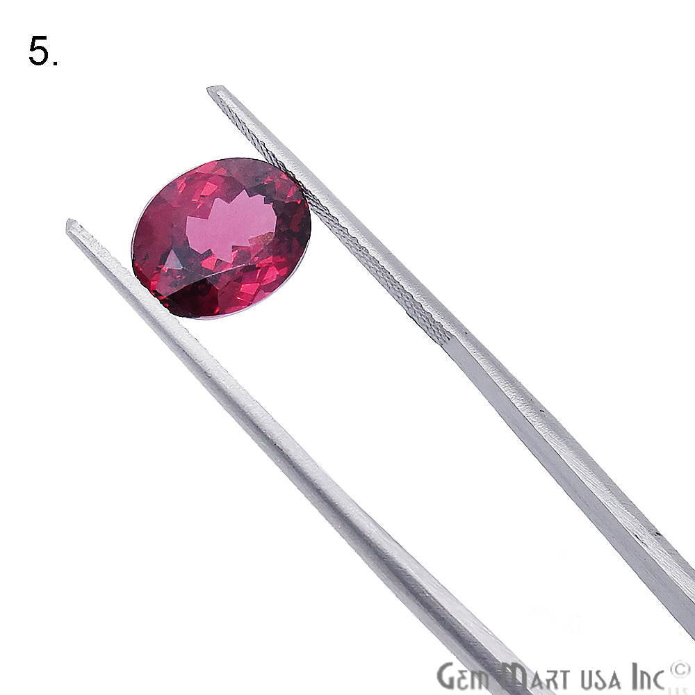 Rhodolite Garnet, Oval Gemstone, Loose Gemstone, January Birthstones (RH-0067-0072) - GemMartUSA