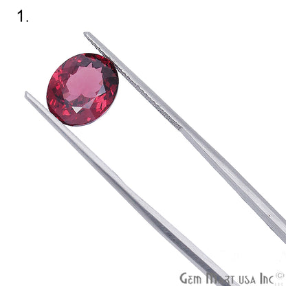 Rhodolite Garnet, Oval Shape, Loose Gemstone, January Birthstones (RH-0079-0084) - GemMartUSA