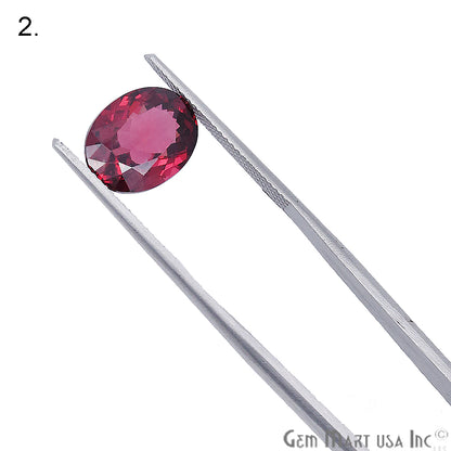 Rhodolite Garnet, Oval Shape, Loose Gemstone, January Birthstones (RH-0079-0084) - GemMartUSA