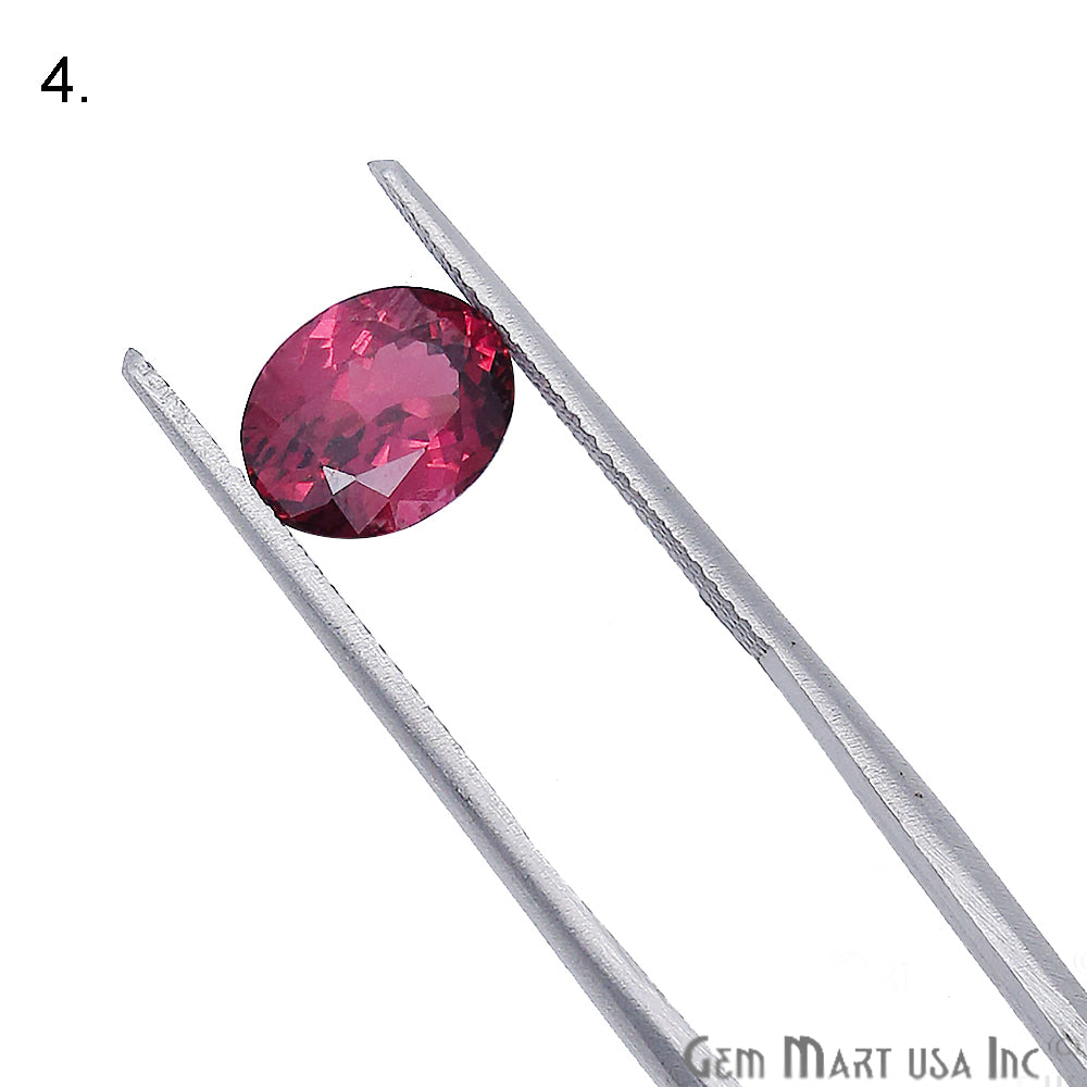 Rhodolite Garnet, Oval Shape, Loose Gemstone, January Birthstones (RH-0079-0084) - GemMartUSA