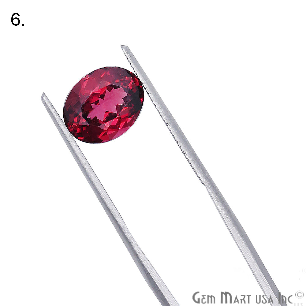 Rhodolite Garnet, Oval Shape, Loose Gemstone, January Birthstones (RH-0079-0084) - GemMartUSA