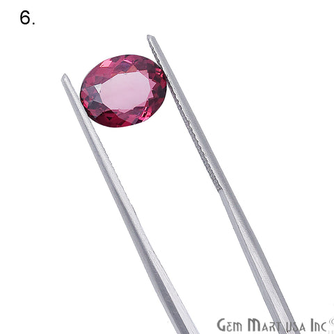 Rhodolite Garnet, Oval Shape, Loose Gemstone, January Birthstones (RH-0085-0090) - GemMartUSA