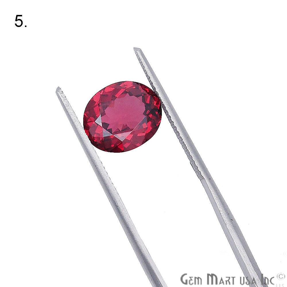 Rhodolite Garnet, Oval Shape, Loose Gemstone, January Birthstones (RH-0085-0090) - GemMartUSA