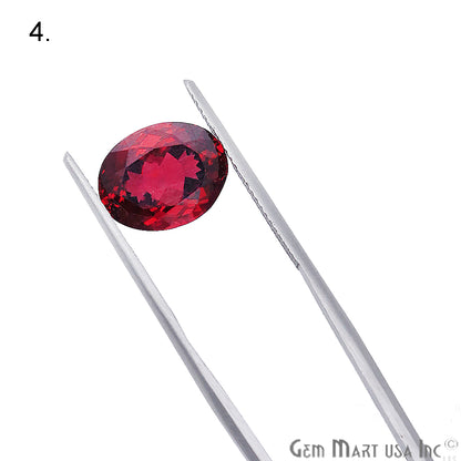 Rhodolite Garnet, Oval Shape, Loose Gemstone, January Birthstones (RH-0085-0090) - GemMartUSA