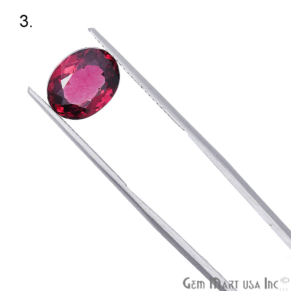 Rhodolite Garnet, Oval Shape, Loose Gemstone, January Birthstones (RH-0085-0090) - GemMartUSA