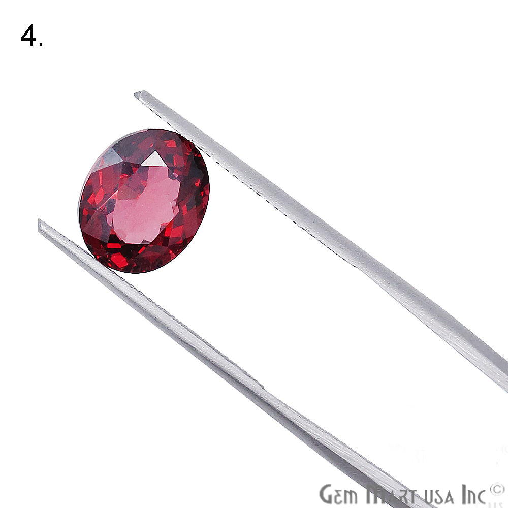 Rhodolite Garnet, Round & Oval Loose Gemstone, January Birthstones (RH-0091-0100) - GemMartUSA