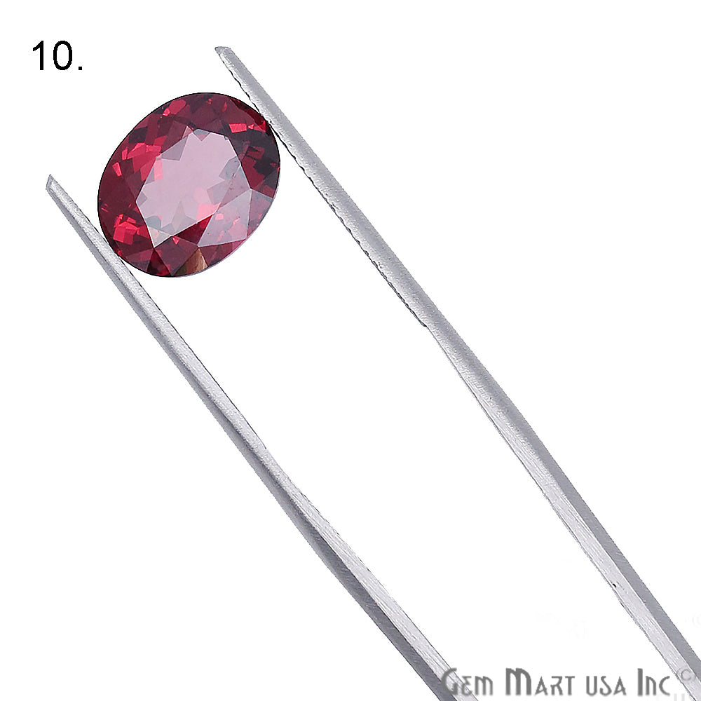 Rhodolite Garnet, Round & Oval Loose Gemstone, January Birthstones (RH-0091-0100) - GemMartUSA