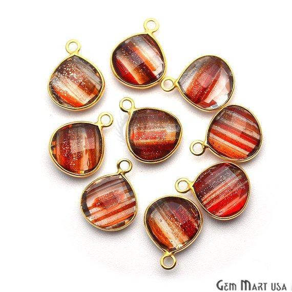 gemstone connector beads, gemstone connector pendant