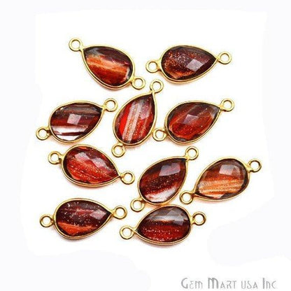 gemstone connector beads, gemstone connector pendant