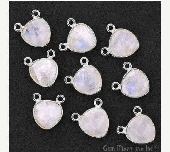 Rainbow Moonstone Heart 10mm...