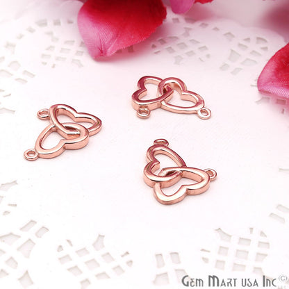 Heart Shape Finding Jewelry Charm (Pick Your Plating)