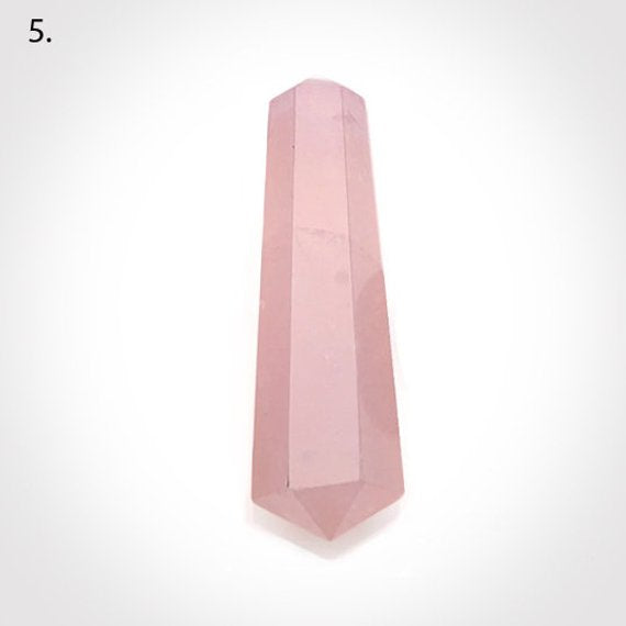 Terminated Gemstone Healing Crystal 54x16mm Pencil Point Wand (Pick Your Gemstone) (14089) - GemMartUSA