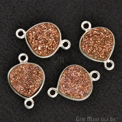 druzy connector beads, druzy connector