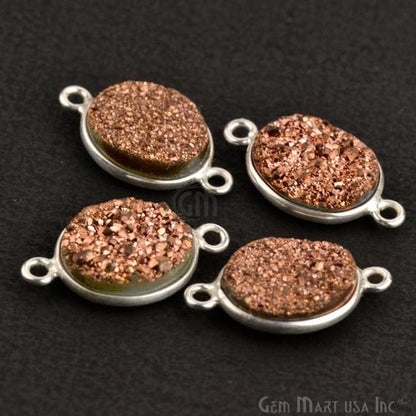 druzy connector beads, druzy connector