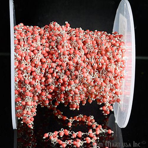 Red Coral Cluster Beads...