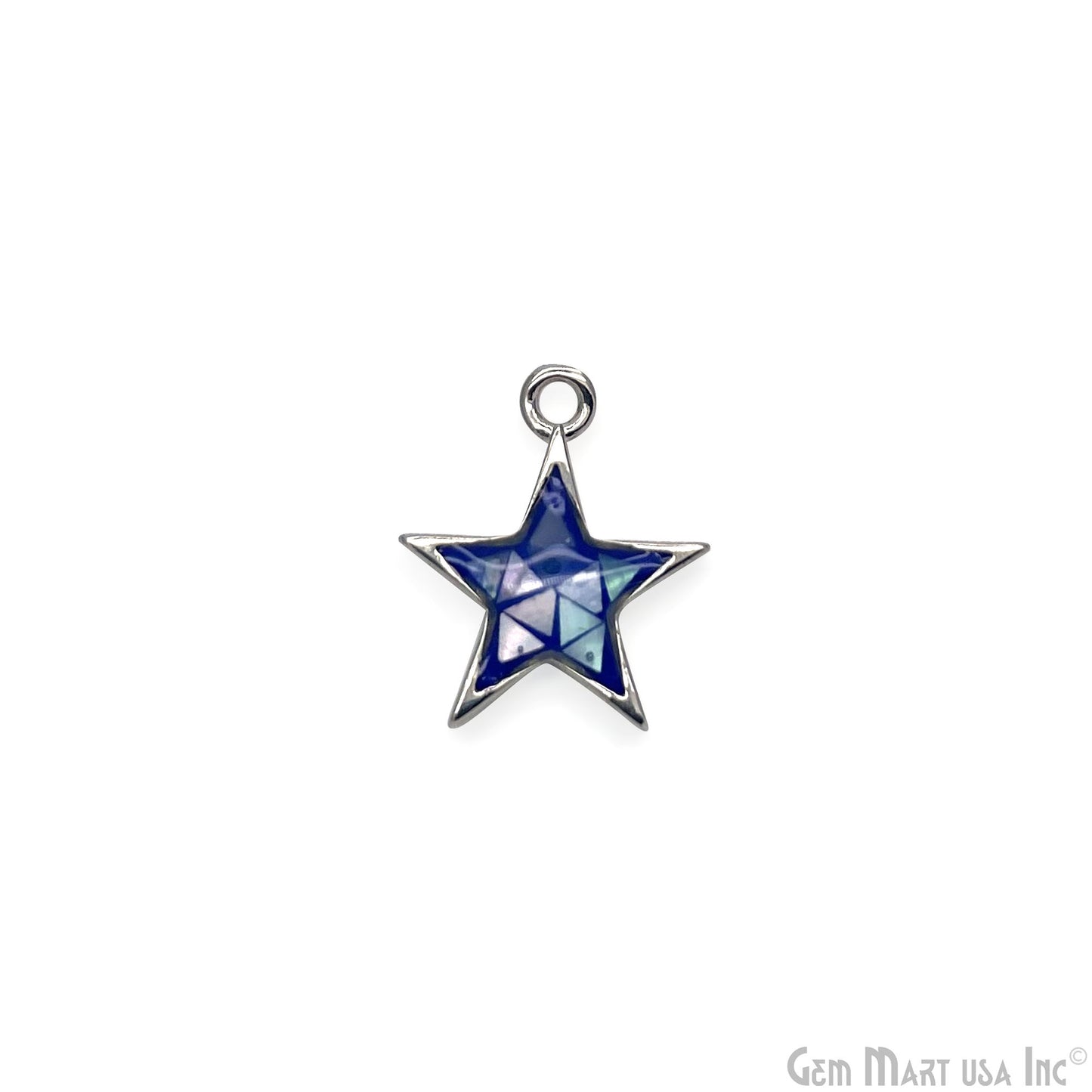 Shell Star Shape 12mm Single Bail Connector Charm