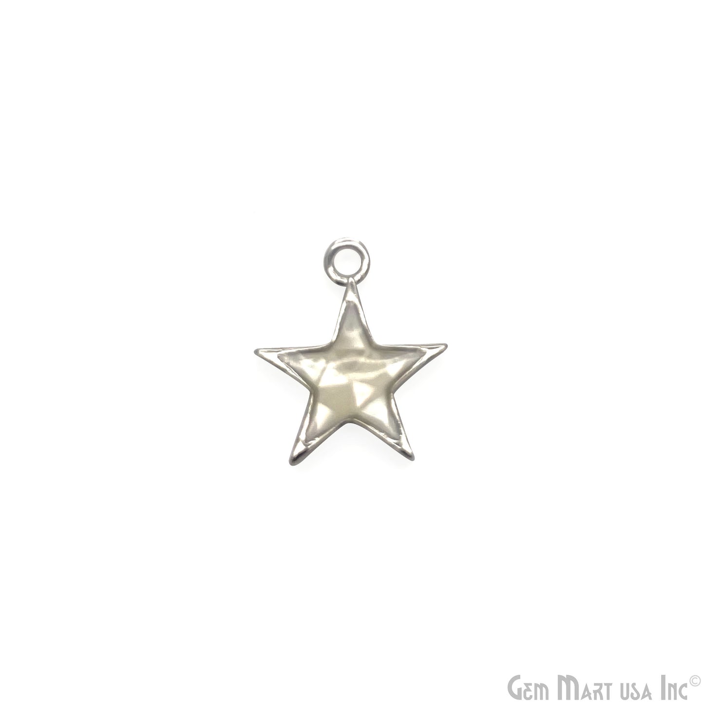 Shell Star Shape 12mm Single Bail Connector Charm