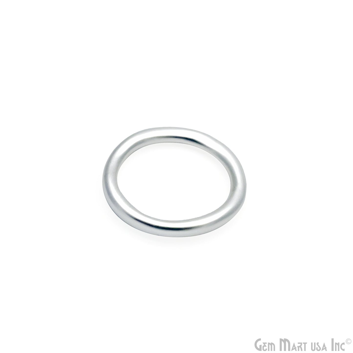 Silver Jump Ring, 24mm Closed Ring, Circle Pendant, Circle Connector, Ring Connectors