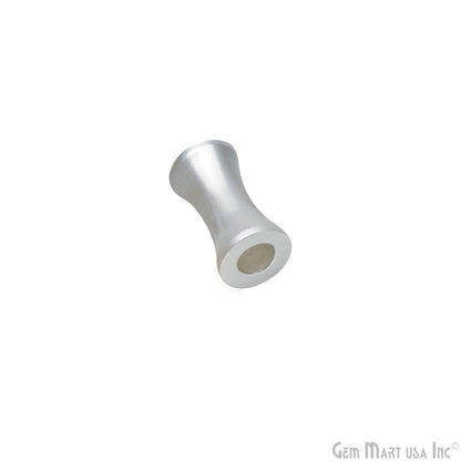 Large Hole Tube Column Spacer Beads 7x4mm Metal Concave Spacer Beads Cinched Tube Beads