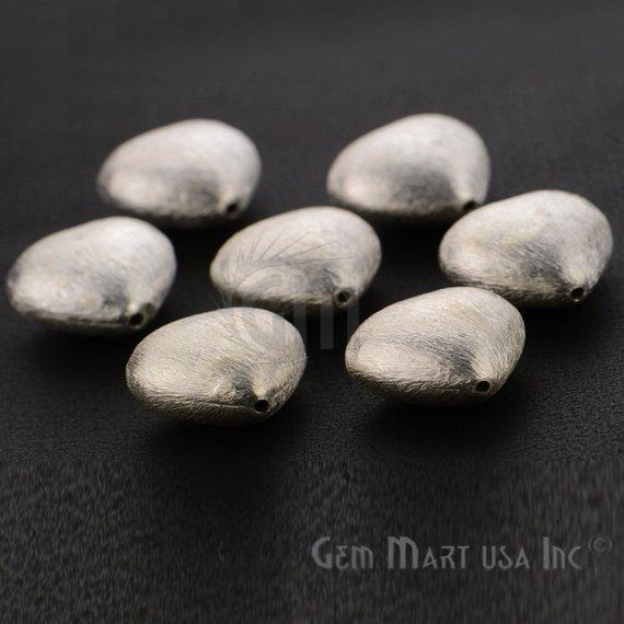 18mm Large Spacer Beads Silver Plated Spacer Beads for Earrings, Necklace & Jewelry Making (SPHS-18015) - GemMartUSA