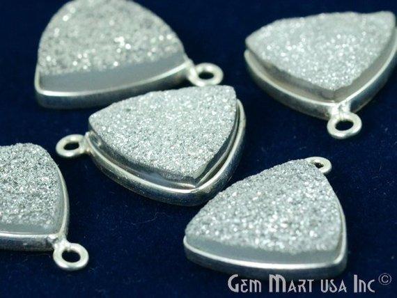 Titanium Druzy Connector