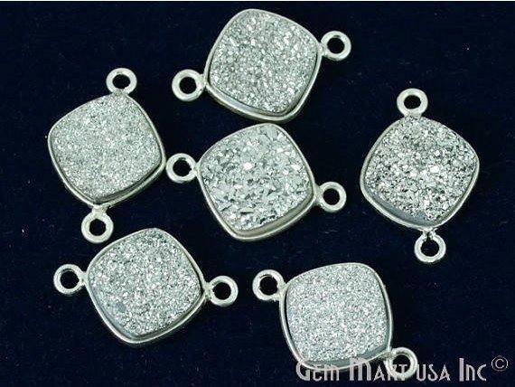 druzy connector beads, druzy connector