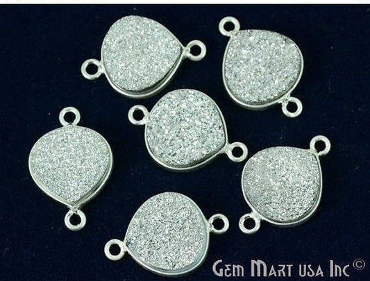 druzy connector beads, druzy connector