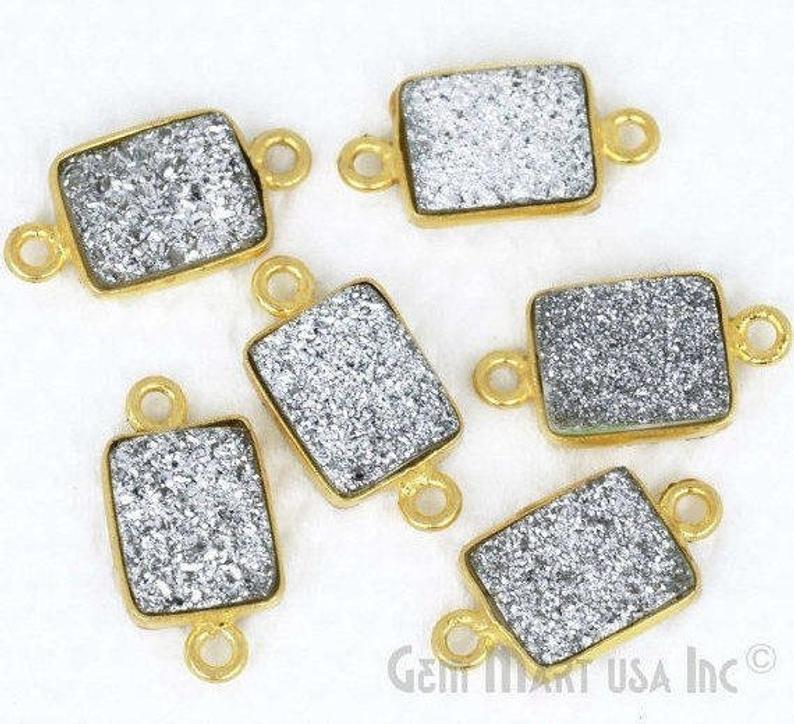 gemstone connector beads, gemstone connector pendant