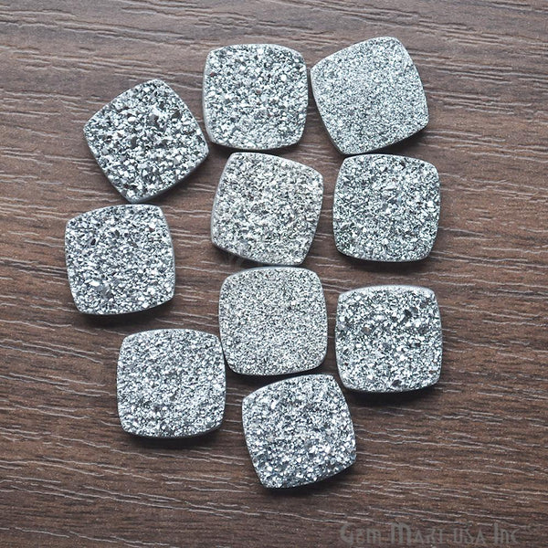 Plain Druzy 16mm Cushion...
