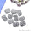 Plain Druzy 18x13mm Octagon Shape Loose Cabochon (Pick Your Color) - GemMartUSA