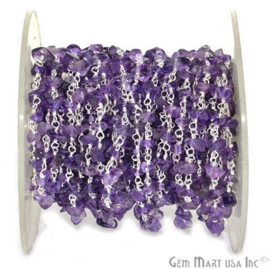 Amethyst Nugget Chip Beads...