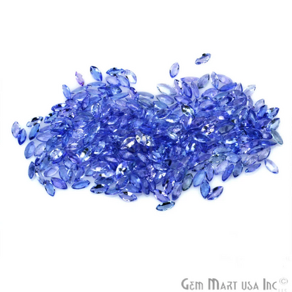 Tanzanite Marquise Gemstone, 3x6mm, 1+ Carats, 100% Natural Faceted Loose Gems, December Birthstone