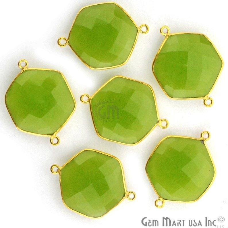 gemstone connector beads, gemstone connector pendant