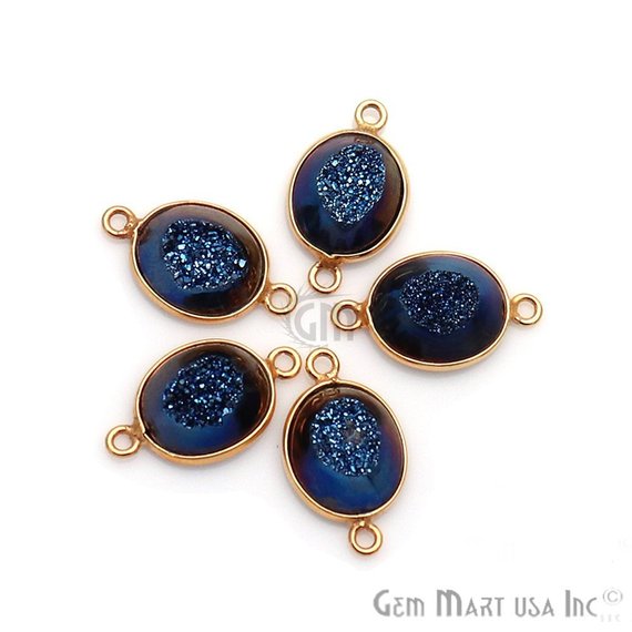 Window Druzy 10x12mm Oval...