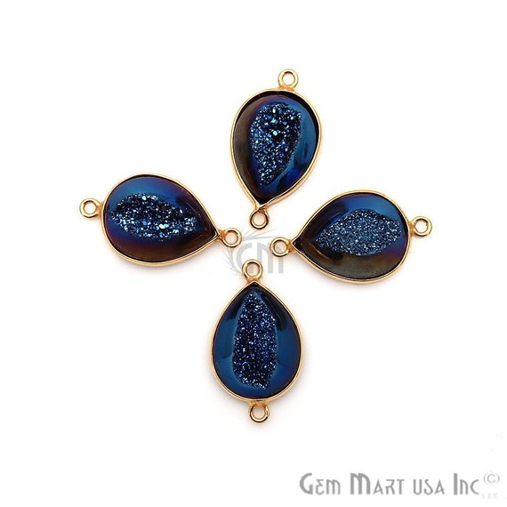 Window Druzy 12x16mm Pears...