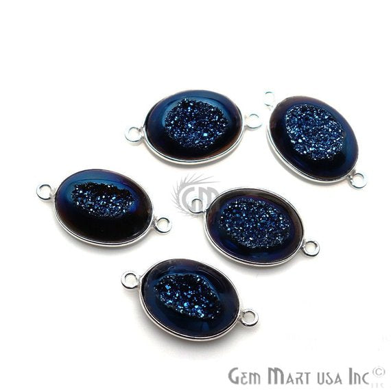 druzy connector beads, druzy connector