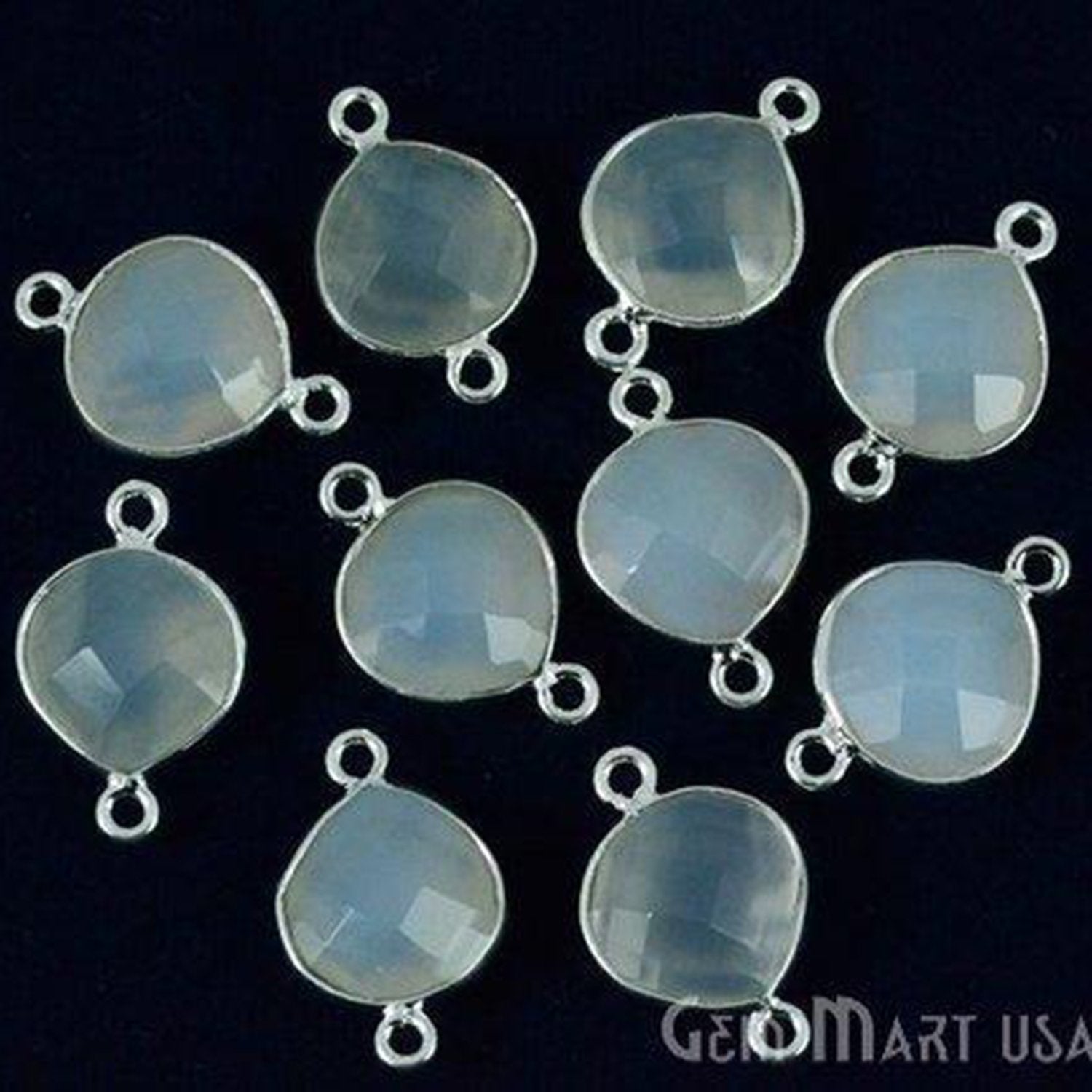 gemstone connector beads, gemstone connector pendant