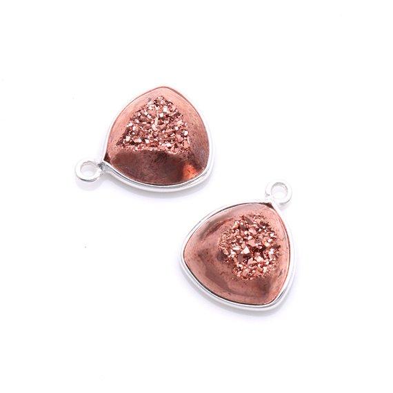 druzy connector beads, druzy connector