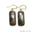 Wonder Sapphire 13X34MM Gold Plated Gemstone Dangle Hook Earrings (WSER-90554) - GemMartUSA
