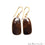Wonder Sapphire 15X32MM Gold Plated Gemstone Dangle Hook Earrings (WSER-90561) - GemMartUSA