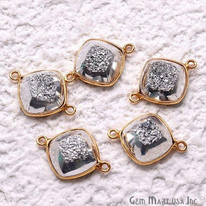 druzy connector beads, druzy connector