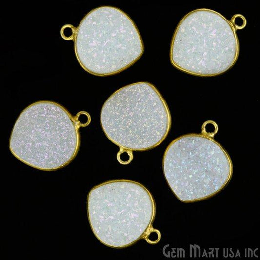 druzy connector beads, druzy connector