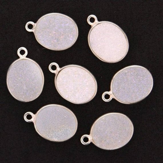 druzy connector beads, druzy connector