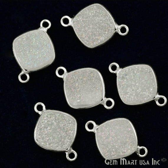 druzy connector beads, druzy connector