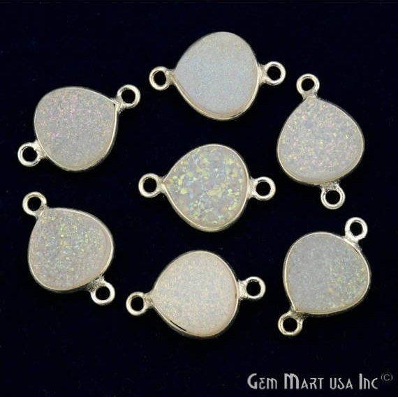 druzy connector beads, druzy connector